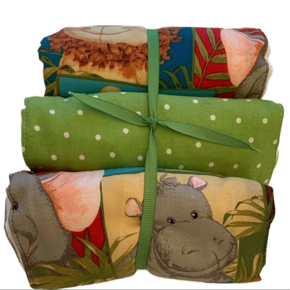 Custom "Jungle" Heavy Weight Burp Cloths (NWOT)